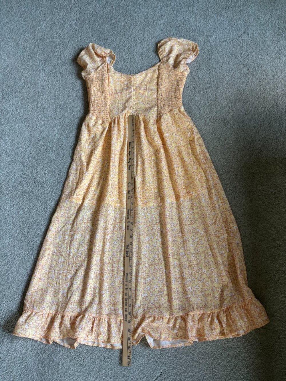 Dizzy Lizzy Smocked Dress Size L